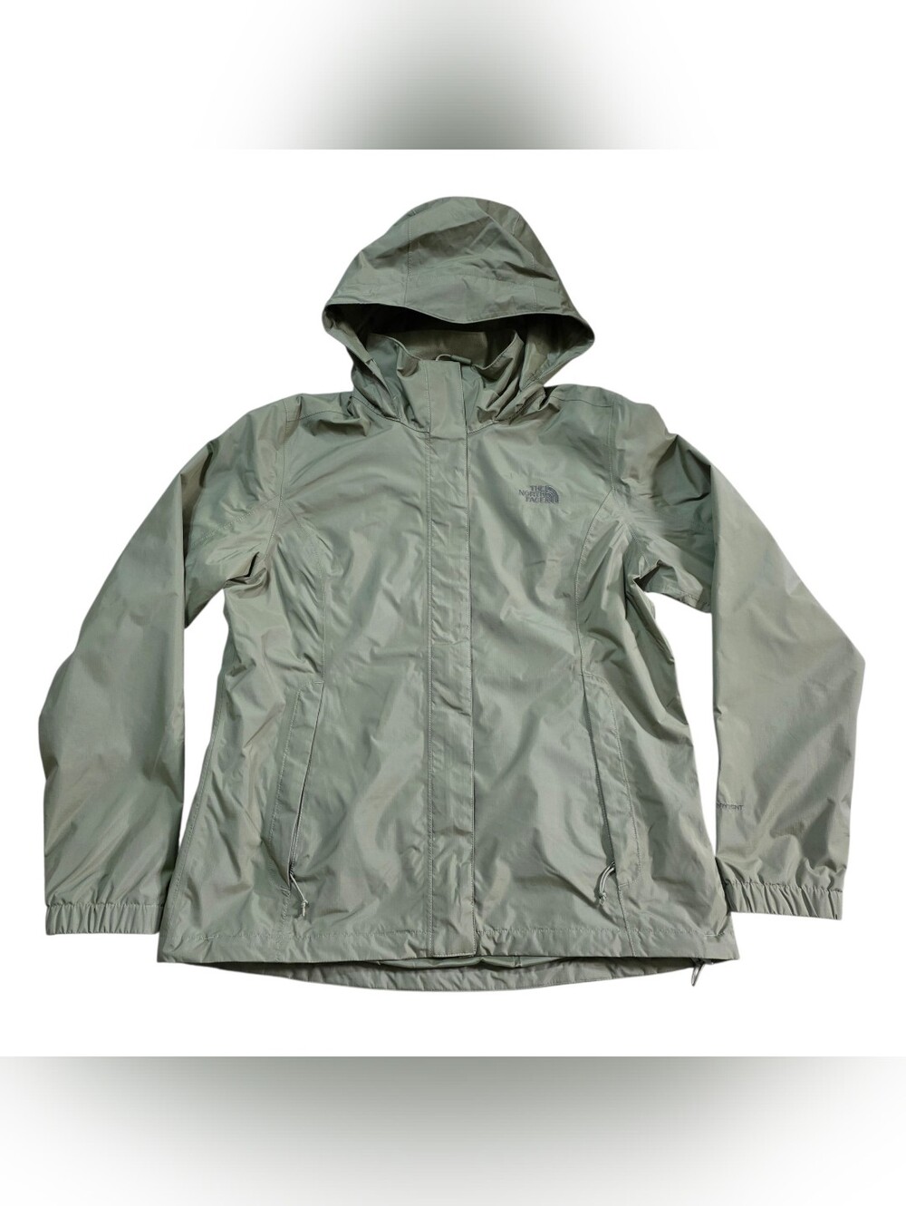 The North Face Women's Waterproof Hooded Shell Jacket — Sage Green